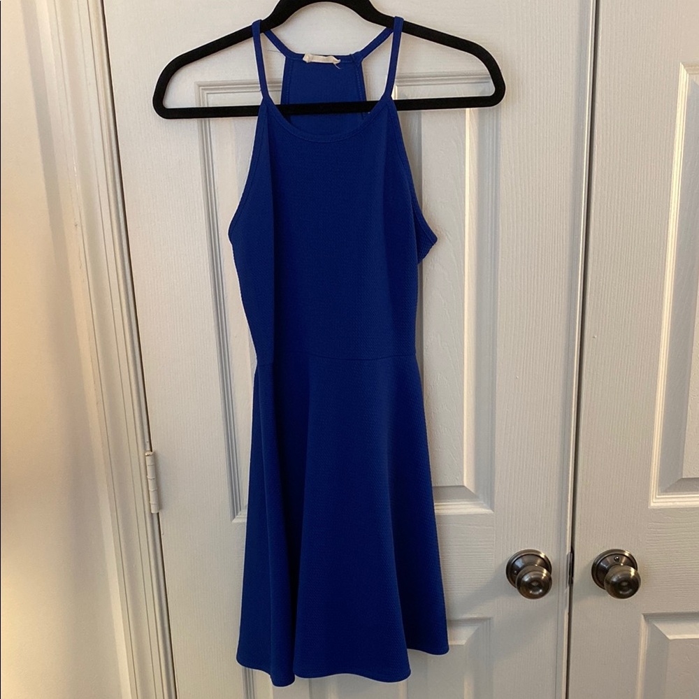 Olivia Rae Blue Sleeveless Dress